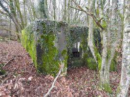 Ligne Maginot - BB357 - (Blockhaus pour arme infanterie) - La façade de tir.