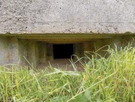 Ligne Maginot - 28 - FOND DE TURGEON - (Blockhaus pour arme infanterie) - Face droite, créneau Hotchkiss