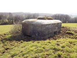 Ligne Maginot - 29B - TRUC DES CHANVRES - (Blockhaus pour canon) - Faces gauche / l'arrière