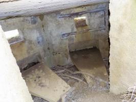 Ligne Maginot - 29B - TRUC DES CHANVRES - (Blockhaus pour canon) - Créneaux Hotchkiss vers le nord et nord-est