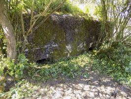 Ligne Maginot - 31TER - FOND DE LA CHAUSSEE EST - (Blockhaus pour canon) - Face frontale