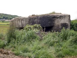 Ligne Maginot - LE BOCHET - (Blockhaus pour canon) - Face frontale pris du nord est