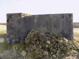 Ligne Maginot - BULTY NORD - (Blockhaus pour canon) - Face frontale