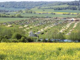 Ligne Maginot - COUPURE DE VAVENY - (Stand de tir) - Pris de l'est de l'autre coté de la Meuse