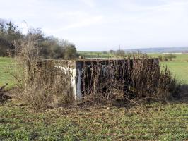 Ligne Maginot - GRAND FOSSE - (Blockhaus pour canon) - Faces droite et l’arrière