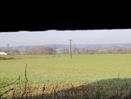 Ligne Maginot - GRAND FOSSE - (Blockhaus pour canon) - Vue vers le nord