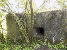 Ligne Maginot - LE MOULIN - (Blockhaus pour arme infanterie) - Face frontale