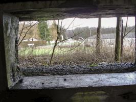 Ligne Maginot - MF21 - X - MOGUES - (Poste GRM - Maison Forte) - Vue frontale vers le nord créneau AC