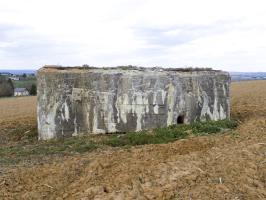 Ligne Maginot - MOULIN D'EUILLY - (Blockhaus pour canon) - L'arrière avec l'entrée AC