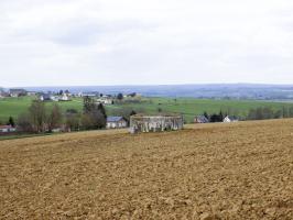 Ligne Maginot - MOULIN D'EUILLY - (Blockhaus pour canon) - Vue vers le Nord, direction de tir