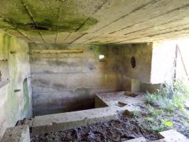 Ligne Maginot - P - FOND DE NOE NORD - (Blockhaus pour canon) - Face droite avec créneau FM/Obs