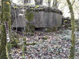 Ligne Maginot - 66BIS - BOIS LE SART CENTRE - (Blockhaus pour arme infanterie) - Vue extérieure des trois créneaux.