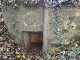 Ligne Maginot - 66TER - BOIS LE SART NORD - (Blockhaus pour arme infanterie) - L'entrée du bloc. Vestibule coudé.