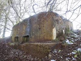 Ligne Maginot - 74BIS - LE GEAI - (Blockhaus pour arme infanterie) - Faces frontale et gauche