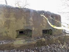 Ligne Maginot - 74BIS - LE GEAI - (Blockhaus pour arme infanterie) - Face frontale