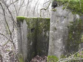 Ligne Maginot - SCHEIDE 4 - (Blockhaus pour arme infanterie) - L'entrée du blockhaus.