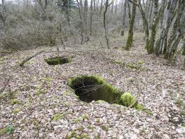 Ligne Maginot - SCHEIDE 5 - (Blockhaus pour arme infanterie) - Le blockhaus avec l'emplacement pour un char FT17.