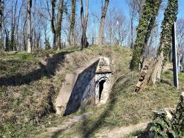 Ligne Maginot - FORT DUCROT - (PC de Secteur) - Accès au rempart du front de gorge depuis l'étage du casernement
