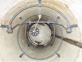 Ligne Maginot - FORT DUCROT - (PC de Secteur) - Traverse abri
Vue interne de la tourelle d'observation mle 1890