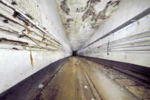 Ligne Maginot - MOLVANGE - A9 - (Ouvrage d'artillerie) - Le plan incliné