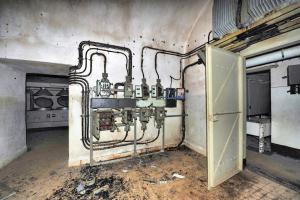 Ligne Maginot - MOLVANGE - A9 - (Ouvrage d'artillerie) - La cuisine
tableau électrique