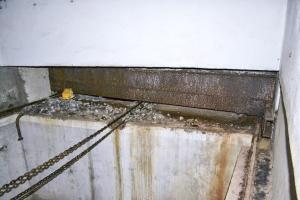 Ligne Maginot - MOLVANGE - A9 - (Ouvrage d'artillerie) - Entrée des munitions
Pont à effacement latéral