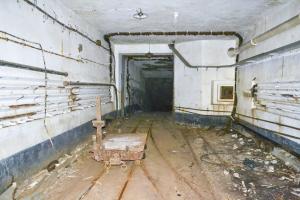 Ligne Maginot - MOLVANGE - A9 - (Ouvrage d'artillerie) - Entrée des munitions
Haut du plan incliné descendant
