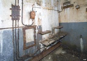 Ligne Maginot - MOLVANGE - A9 - (Ouvrage d'artillerie) - Entrée des hommes
Étage inférieur
Le central téléphonique du bloc