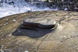 Ligne Maginot - MOLVANGE - A9 - (Ouvrage d'artillerie) - Bloc 1
L'orifice du périscope (obturé) de la cloche VDP