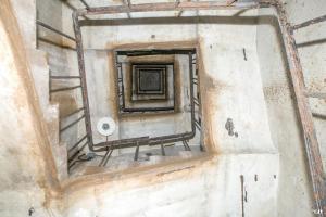 Ligne Maginot - MOLVANGE - A9 - (Ouvrage d'artillerie) - Bloc 1
Le puits d'accès au bloc