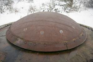 Ligne Maginot - MOLVANGE - A9 - (Ouvrage d'artillerie) - Bloc 2
Tourelle mitrailleuse en position éclipsée