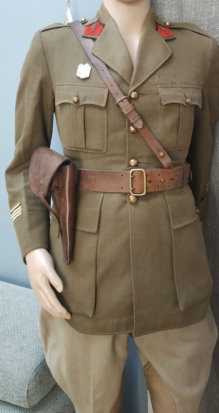 Ligne Maginot - 96 Régiment d'artillerie de montagne (96° RAM) - L'uniforme du CE Gaudin 
