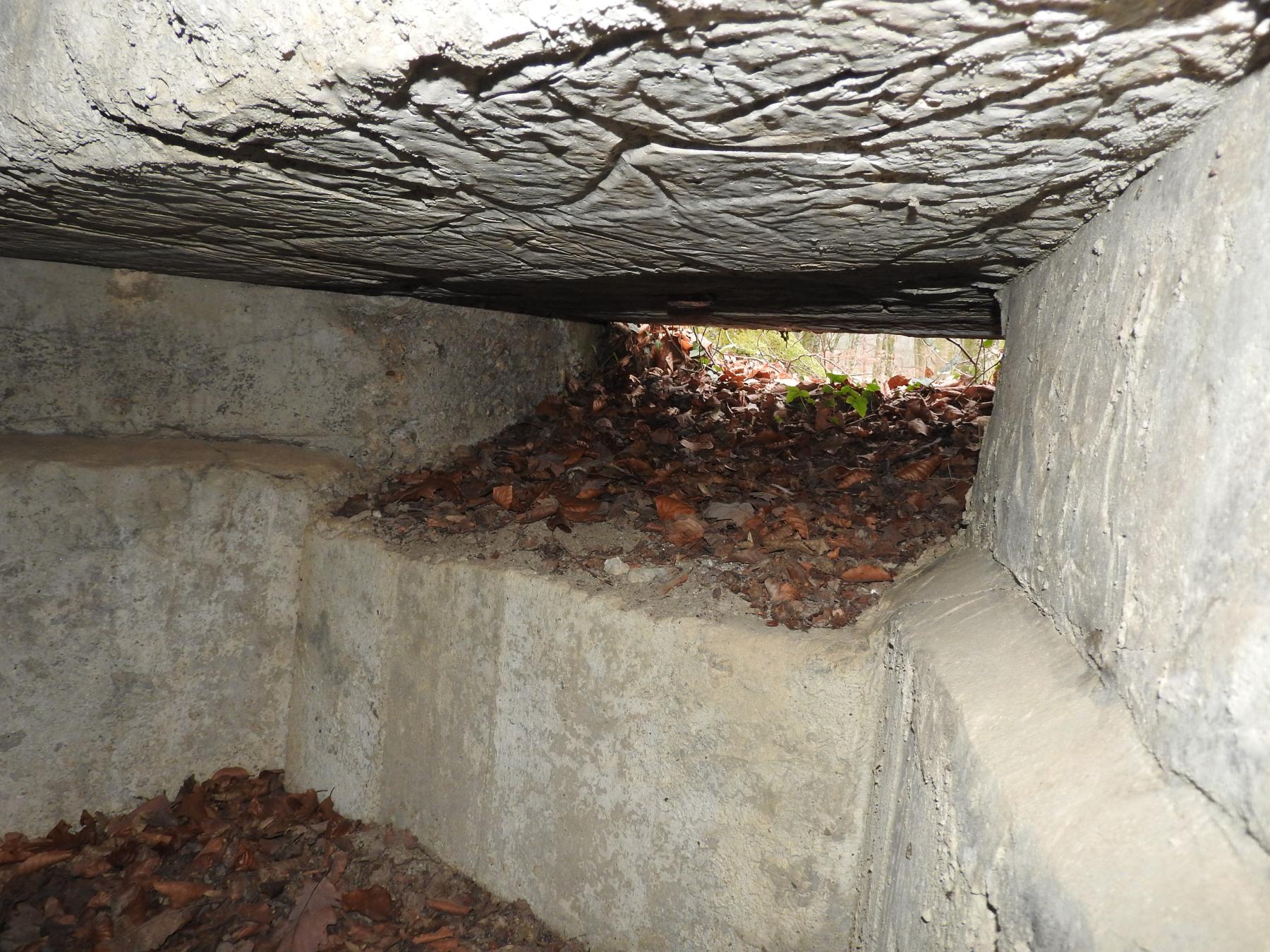 Ligne Maginot - BB43-E - (Blockhaus pour arme infanterie) - Un des créneaux pour FM. - STENGER Mathieu