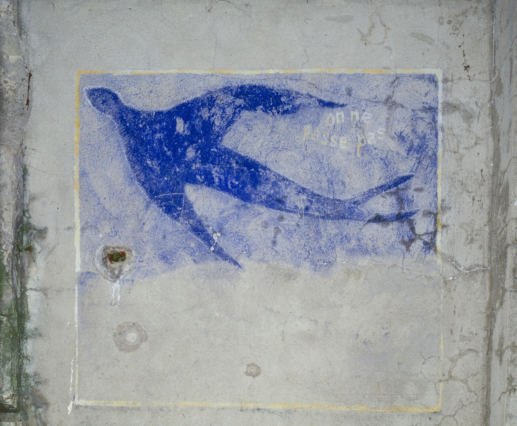 Ligne Maginot - MC30 - STG C - (Casemate d'infanterie - Double) - Le symbole du 174° RMIF, peint dans l'entrée de la casemate - MANSUY Michel