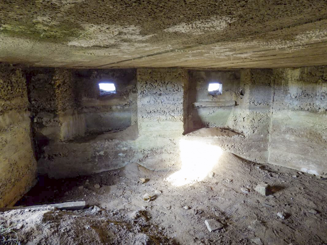 Ligne Maginot - 27 - LA ROMARGNE CENTRE - (Blockhaus pour arme infanterie) - Les créneaux vers le nord ouest