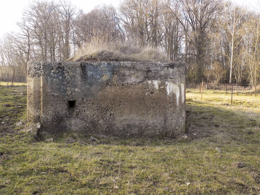 Ligne Maginot - 29A - LES BAUCHES SUD - (Blockhaus pour arme infanterie) - Face droite avec créneau FM