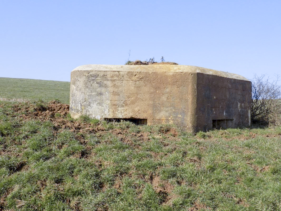 Ligne Maginot - 29B - TRUC DES CHANVRES - (Blockhaus pour canon) - Face frontale