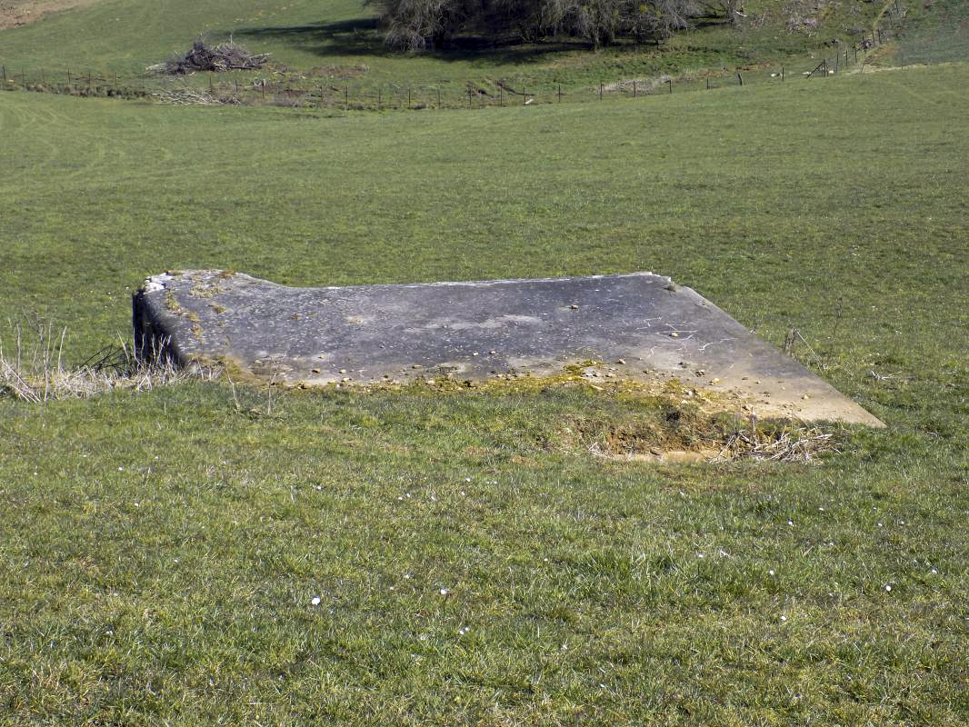 Ligne Maginot - LE CHENELET CENTRE - (Blockhaus pour canon) - L’arrière