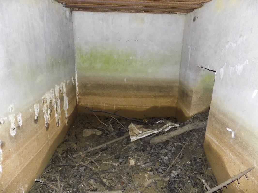 Ligne Maginot - LE MOULIN - (Blockhaus pour arme infanterie) - L'interieur.
Seule entrée (hommes) à droite.