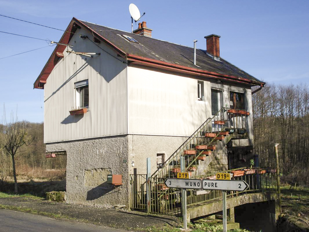 Ligne Maginot - MF17 - T - MESSINCOURT - (Poste GRM - Maison Forte) - Face ouest/sud