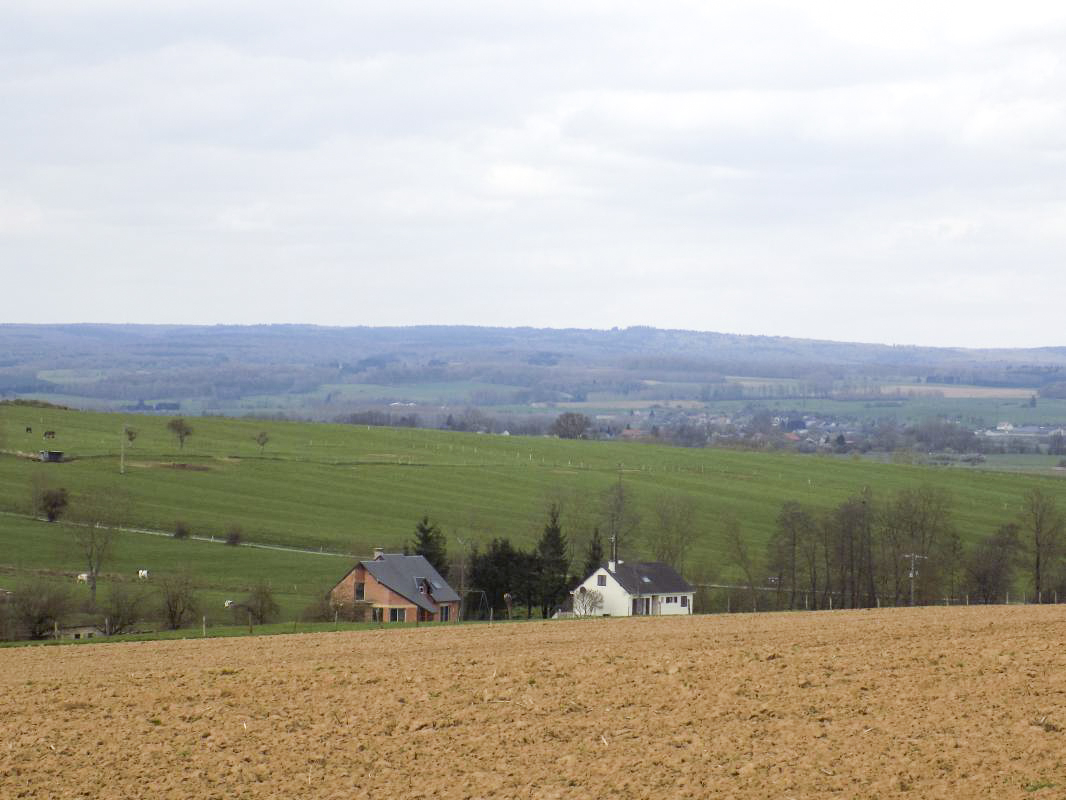 Ligne Maginot - MOULIN D'EUILLY - (Blockhaus pour canon) - Vue vers le Nord, direction de tir