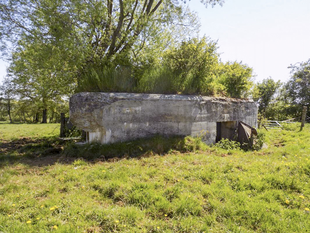 Ligne Maginot - P - FOND DE NOE NORD - (Blockhaus pour canon) - Faces l'arrière et gauche