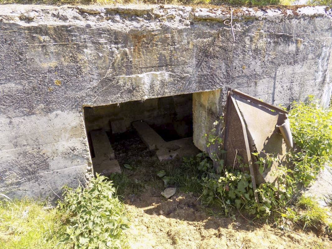 Ligne Maginot - P - FOND DE NOE NORD - (Blockhaus pour canon) - L'entrée AC
