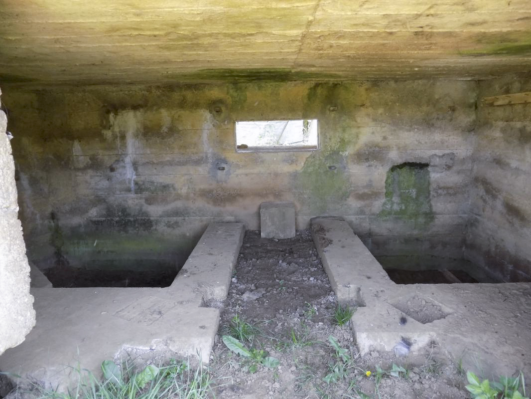 Ligne Maginot - P - FOND DE NOE NORD - (Blockhaus pour canon) - Créneau AC centrale
