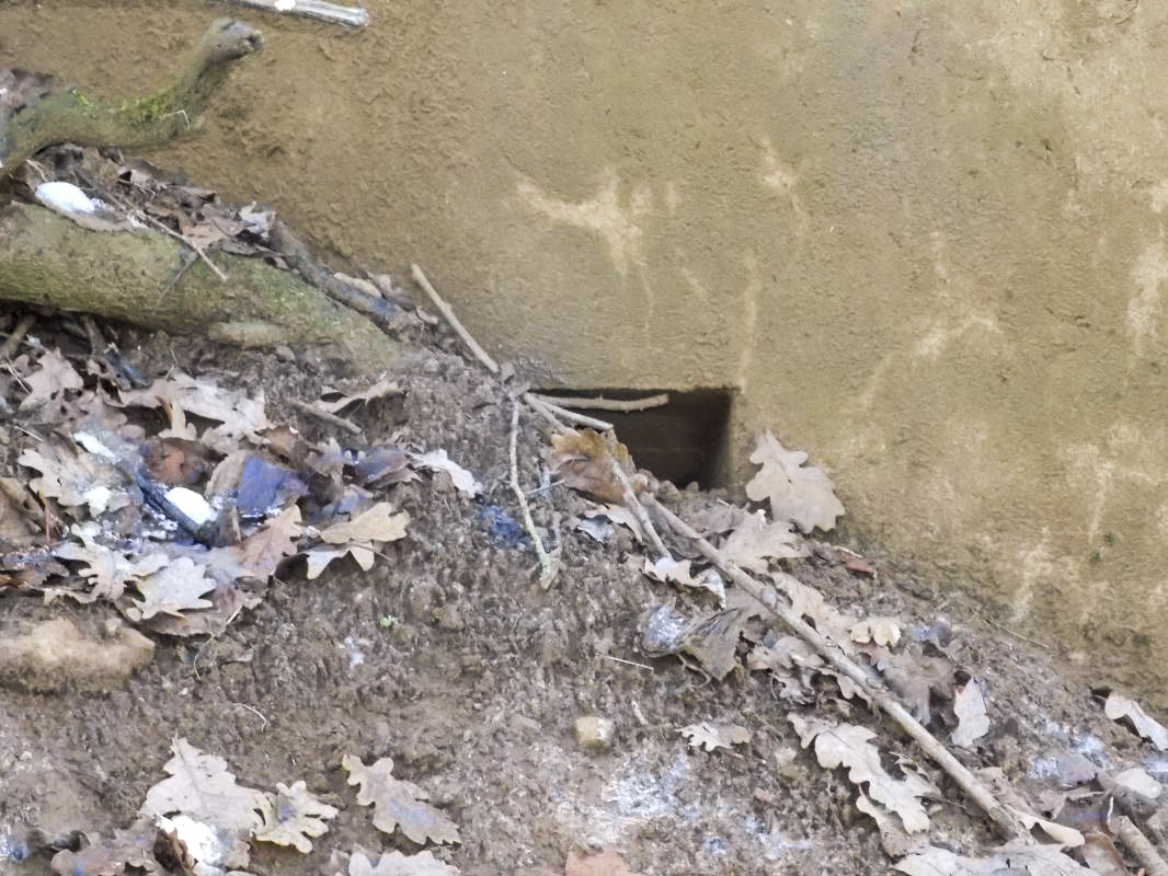 Ligne Maginot - 74BIS - LE GEAI - (Blockhaus pour arme infanterie) - Face droite, créneau FM - R Tucker