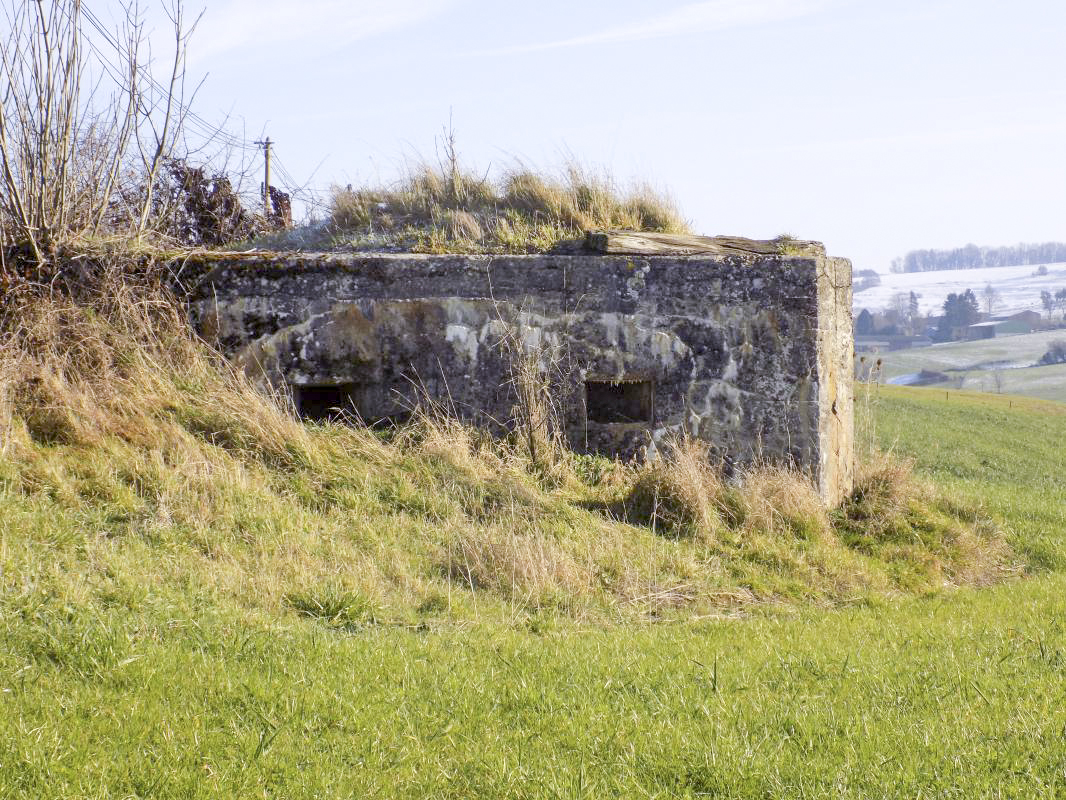 Ligne Maginot - 82 - BOIS DORVILLE EST - (Blockhaus pour arme infanterie) - Face frontale