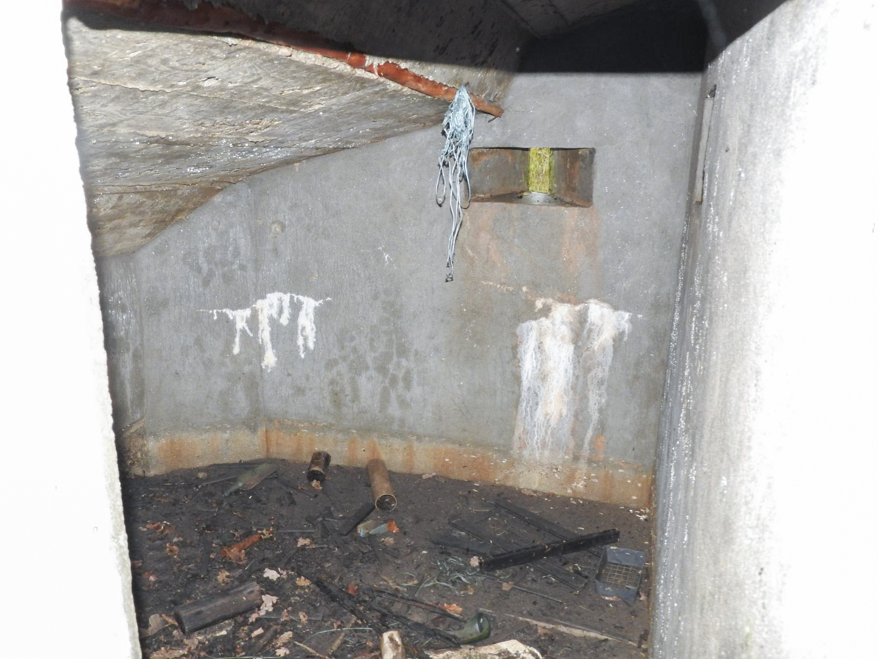 Ligne Maginot - SCHEIDE 4 - (Blockhaus pour arme infanterie) - La chambre de tir. - STENGER Mathieu