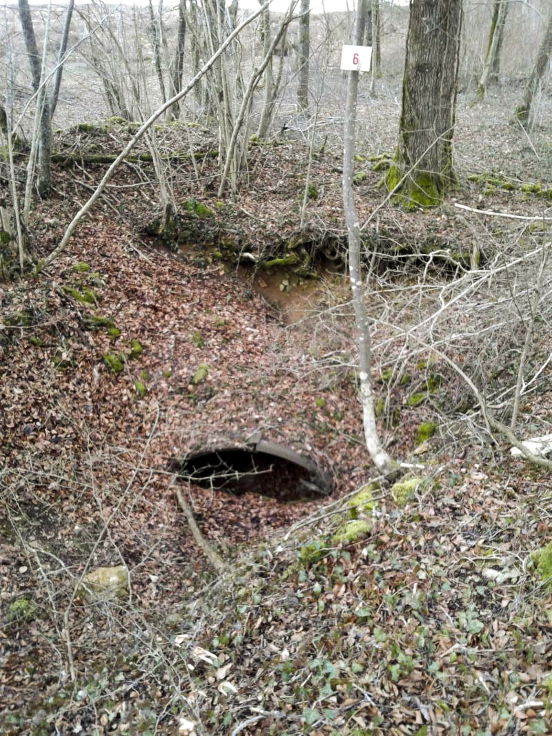 Ligne Maginot - BRONELLE NORD - (Abri) - L'entrée s'ouvre vers le Sud