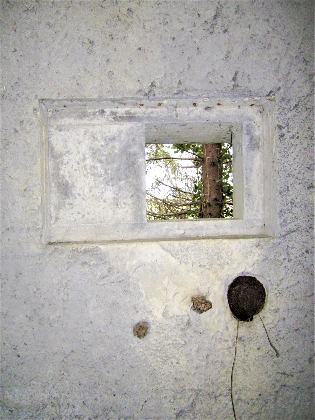 Ligne Maginot - 18 - MOULIN DE LA WANTZENAU - (Blockhaus pour arme infanterie) - Détail du créneau Est - G. Fuchs