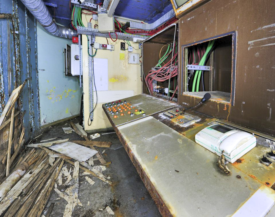 Ligne Maginot - ROCHONVILLERS - A8 - (Ouvrage d'artillerie) - Entrée munitions
Panneau de commutation - GOERGEN Claude